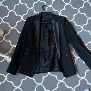 Used Zara basic black women blazer